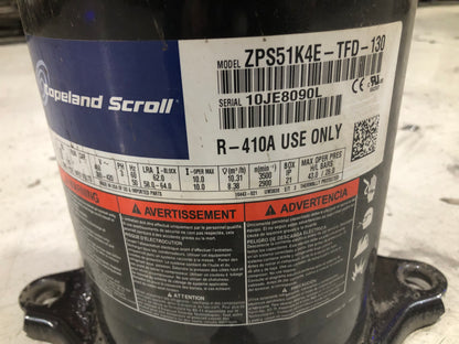 4-1/4 TON 2 STAGE ULTRA TECH HIGH TEMP AC SCROLL COMPRESSORS 460/380-420/60/50/3 R-410A