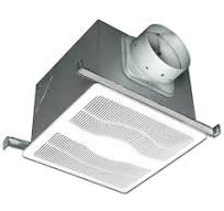 130 CFM BATHROOM EXHAUST FAN,  VOLTS: 12, HZ: 60, AMP: 0.3