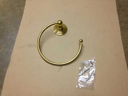  BRASS TOWEL RING OPEN