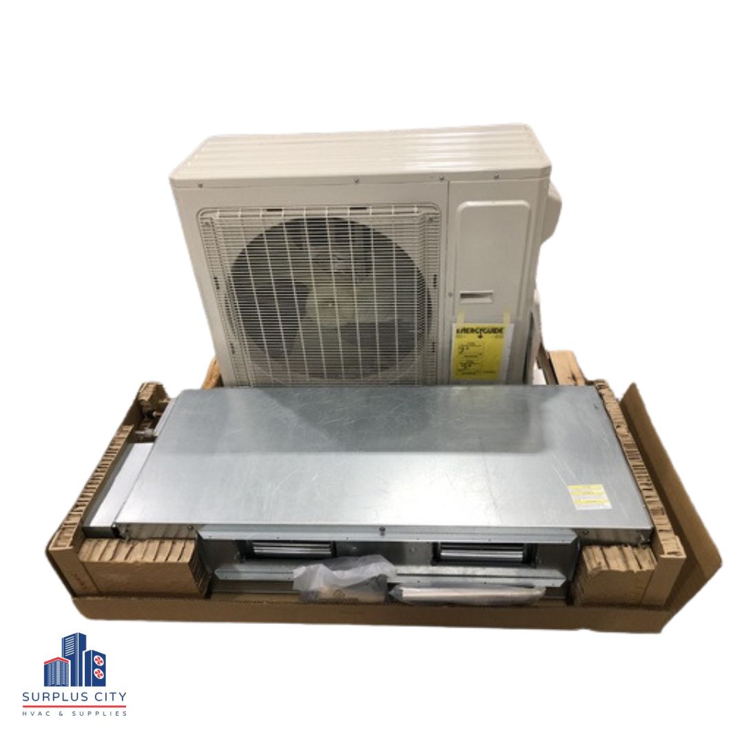 24,000 BTU SINGLE ZONE CONCEALED MINI SPLIT HEAT PUMP SET 208-230/60/1 16 SEER R-410A