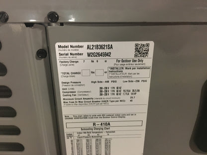 3 TON SPLIT-SYSTEM COMMUNICATING COMPATIBLE AIR CONDITIONER 208-230/60/1 R410A 20 SEER