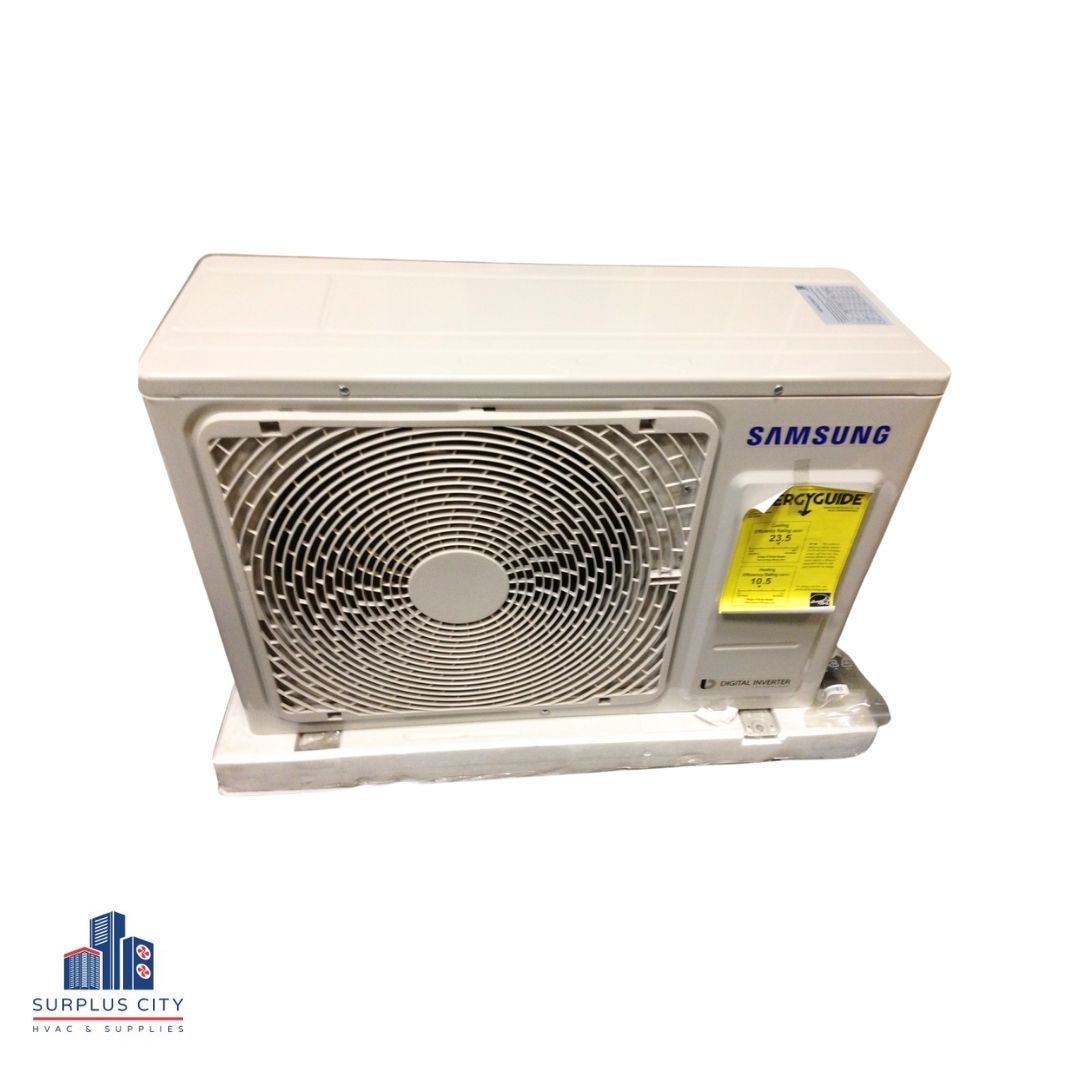 9,000 BTU SINGLE ZONE "MAX HEAT" OUTDOOR MINI-SPLIT DIGITAL INVERTER HEAT PUMP, 23.5 SEER 208-230/60/1 R-410A 1400 CFM