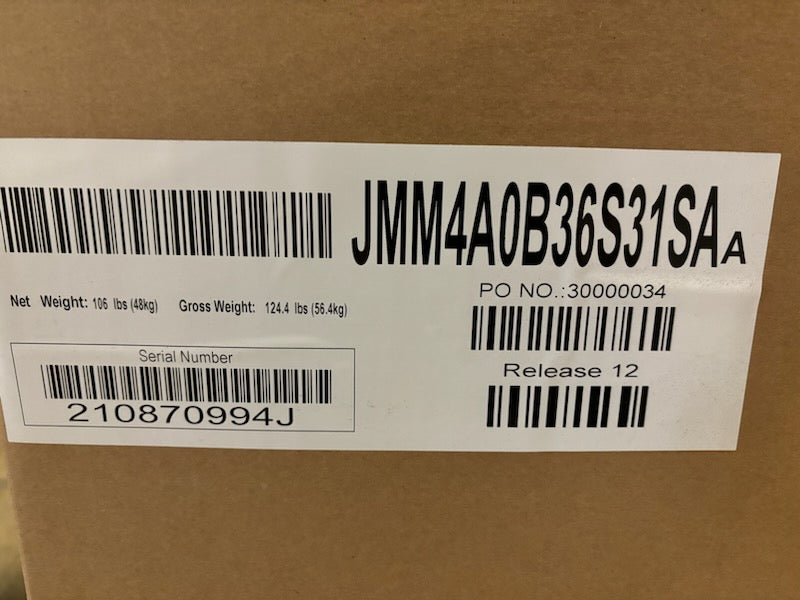 3 TON AC/HP PSC UPFLOW WALL MOUNTED FAN COIL 208-230/60/1 R-410A