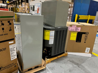 40,000 BTU UPFLOW/HORIZONTAL 80% FURNACE, 1.5 TON 14 SEER AIR CONDITIONER AND 1.5 TON EVAP COIL