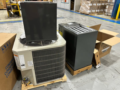 80,000 BTU UPFLOW/HORIZONTAL 80% FURNACE, 2.5 TON 14 SEER AIR CONDTIONER AND 3 TON EVAP COIL