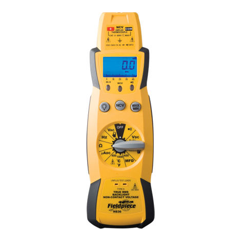 EXPANDABLE TRUE RMS STICK MULTIMETER 32 to 122Â°F WITH BACKLIGHT