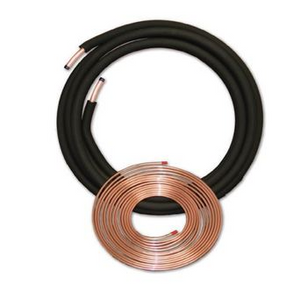 3/8" x 3/4" x 1/2" x 35 ft. Copper Line Set, Sweat, 3/4 " Insulation