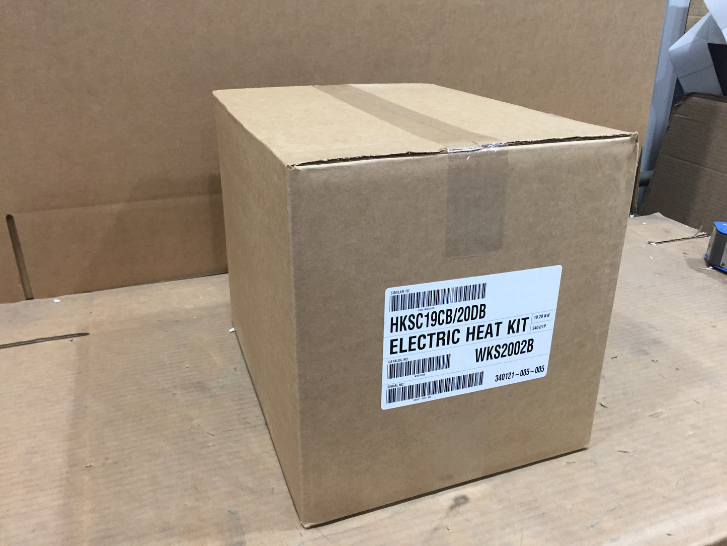 20 KW ELECTRIC HEAT KIT WITH INTEGRAL LIMIT CONTROL 208-240/60/1 80 AMPS