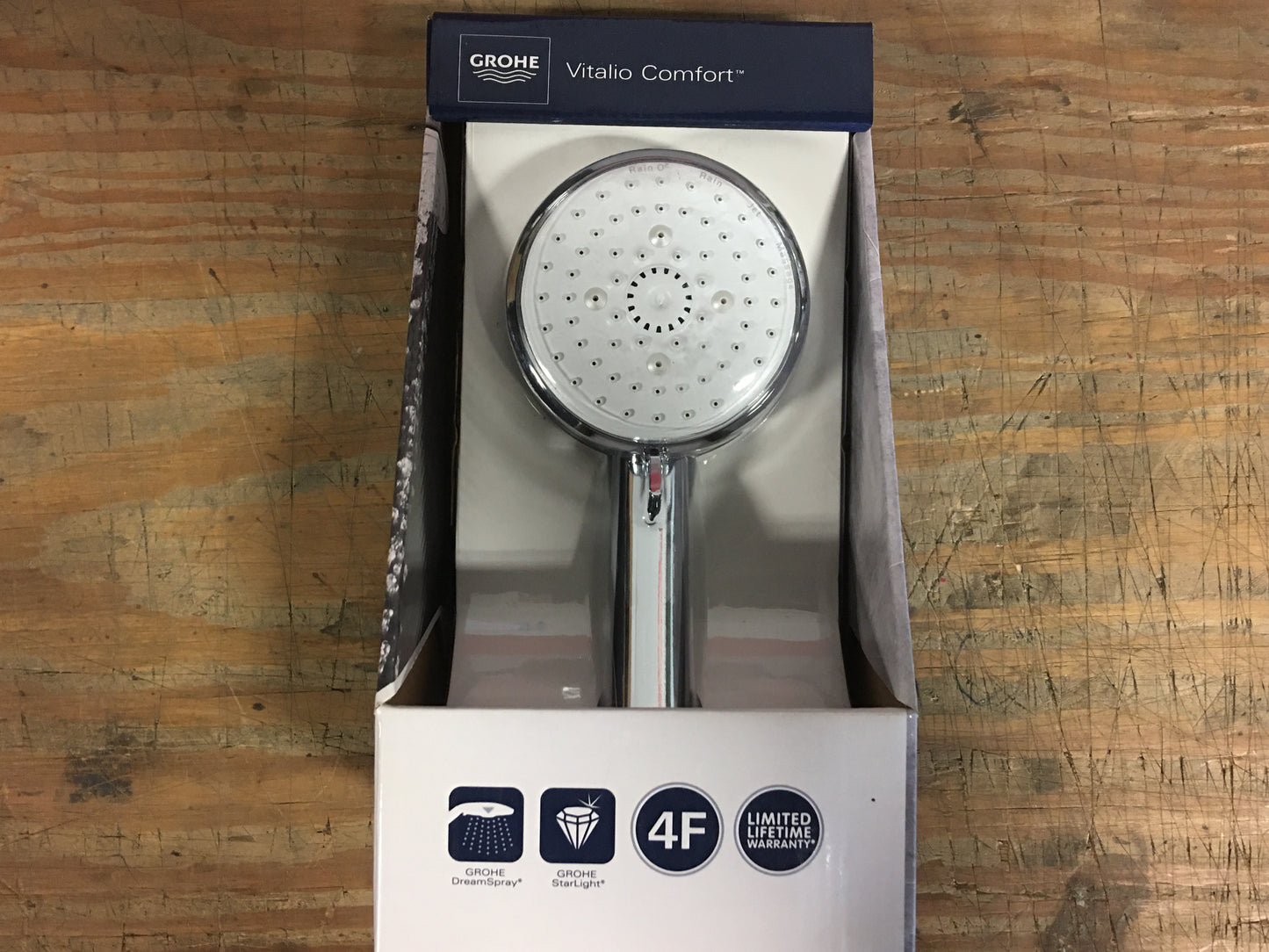 VITALIO COMFORT HANDSHOWER-4 SPRAYS