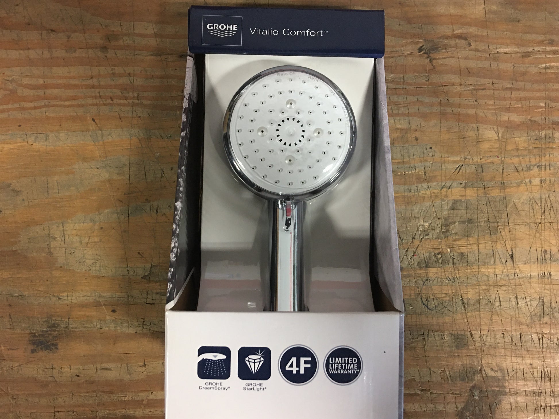 VITALIO COMFORT HANDSHOWER-4 SPRAYS