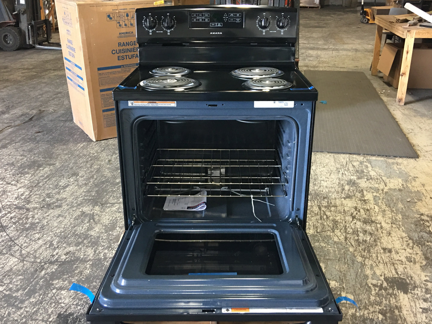 30" FREESTANDING ELECTRIC RANGE 120/240V 40A