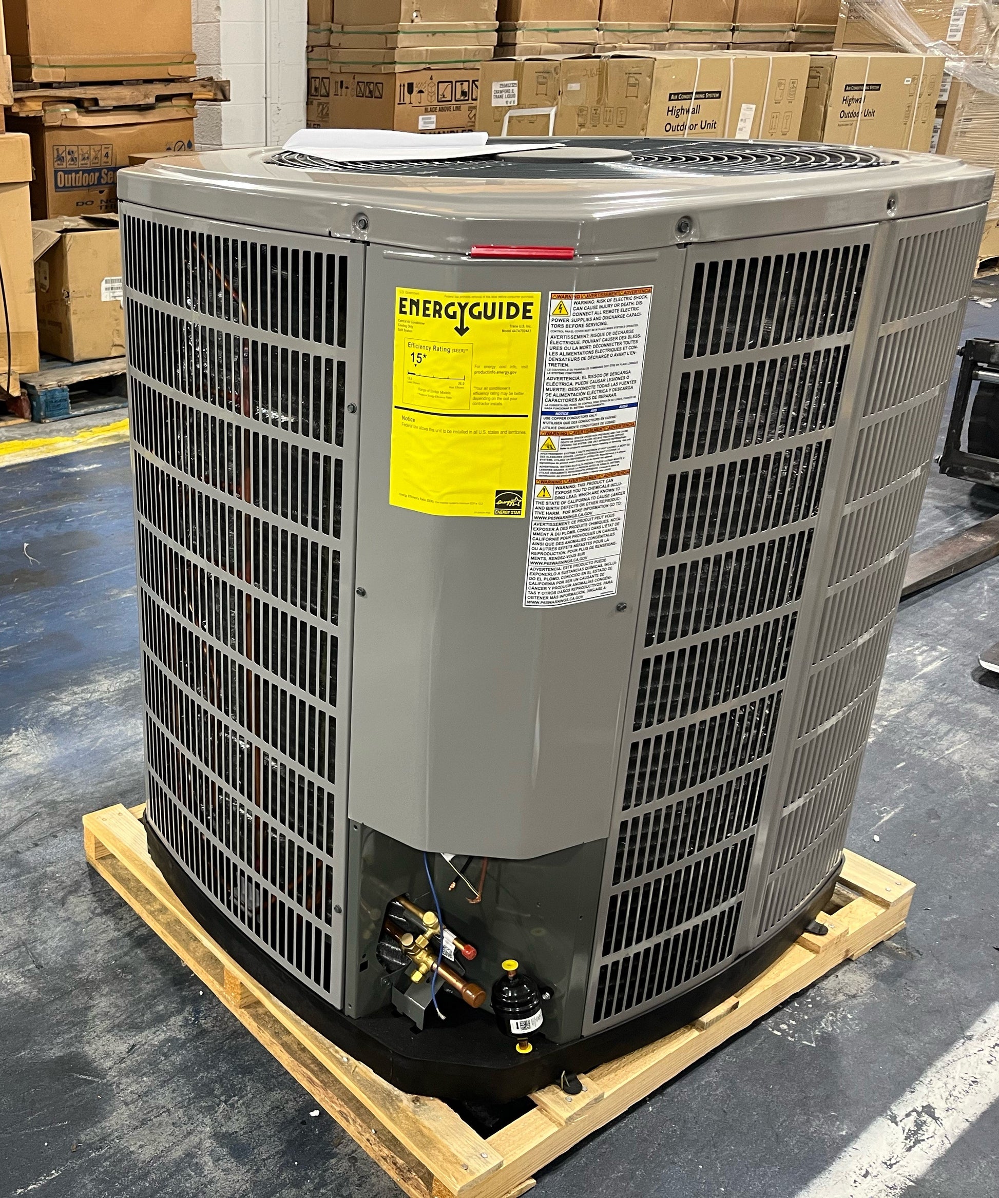 2 TON TWO STAGE SPLIT SYSTEM AIR CONDITIONER 208-230/60/1 R-410A 17 SEER