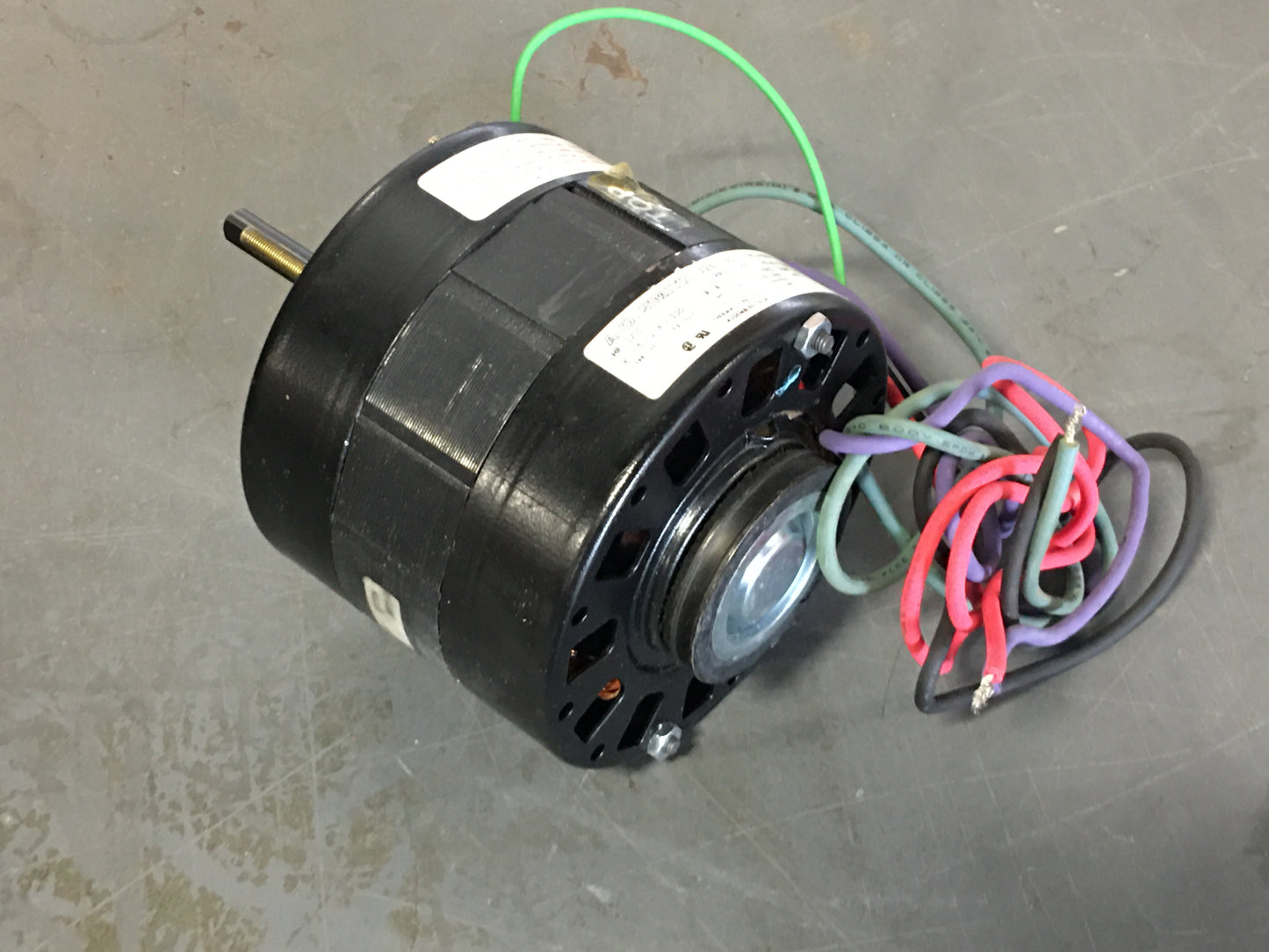 1/10 HP MOTOR 115/208-230/50-60/1 1550 RPM 1 SPEED