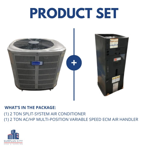 2 TON AIR CONDITIONER 16 SEER WITH 2 TON AIR HANDLER 208-230/60/1