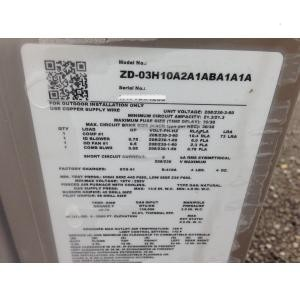 3 TON CONVERTIBLE NATURAL GAS/ELECTRIC PACKAGED UNIT, 14 SEER 81% 208/230-60-3 R-410A