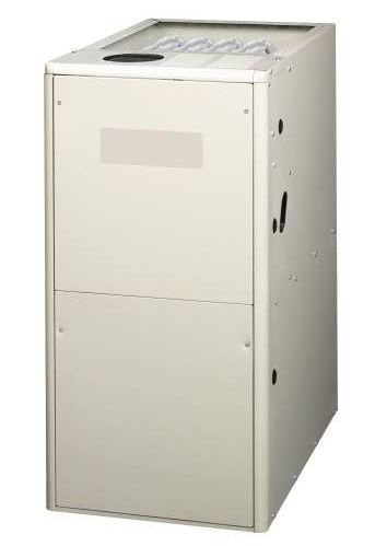 45,000 BTU "HIGH EFFICIENCY" SERIES SINGLE STAGE UPFLOW/HORIZONTAL NATURAL GAS FURNACE 80% 115/60/1 CFM 435-1260