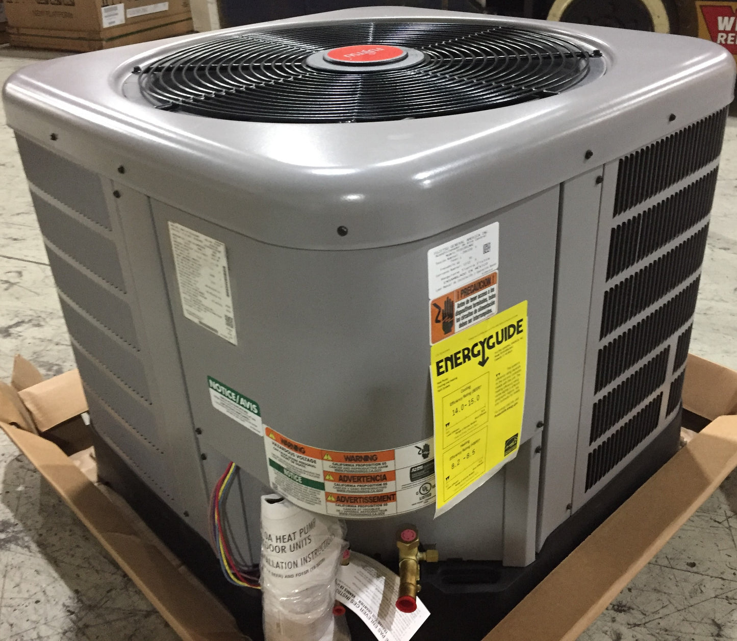 1.5 TON SPLIT-SYSTEM HEAT PUMP 208-230/60/1 R410A 15 SEER