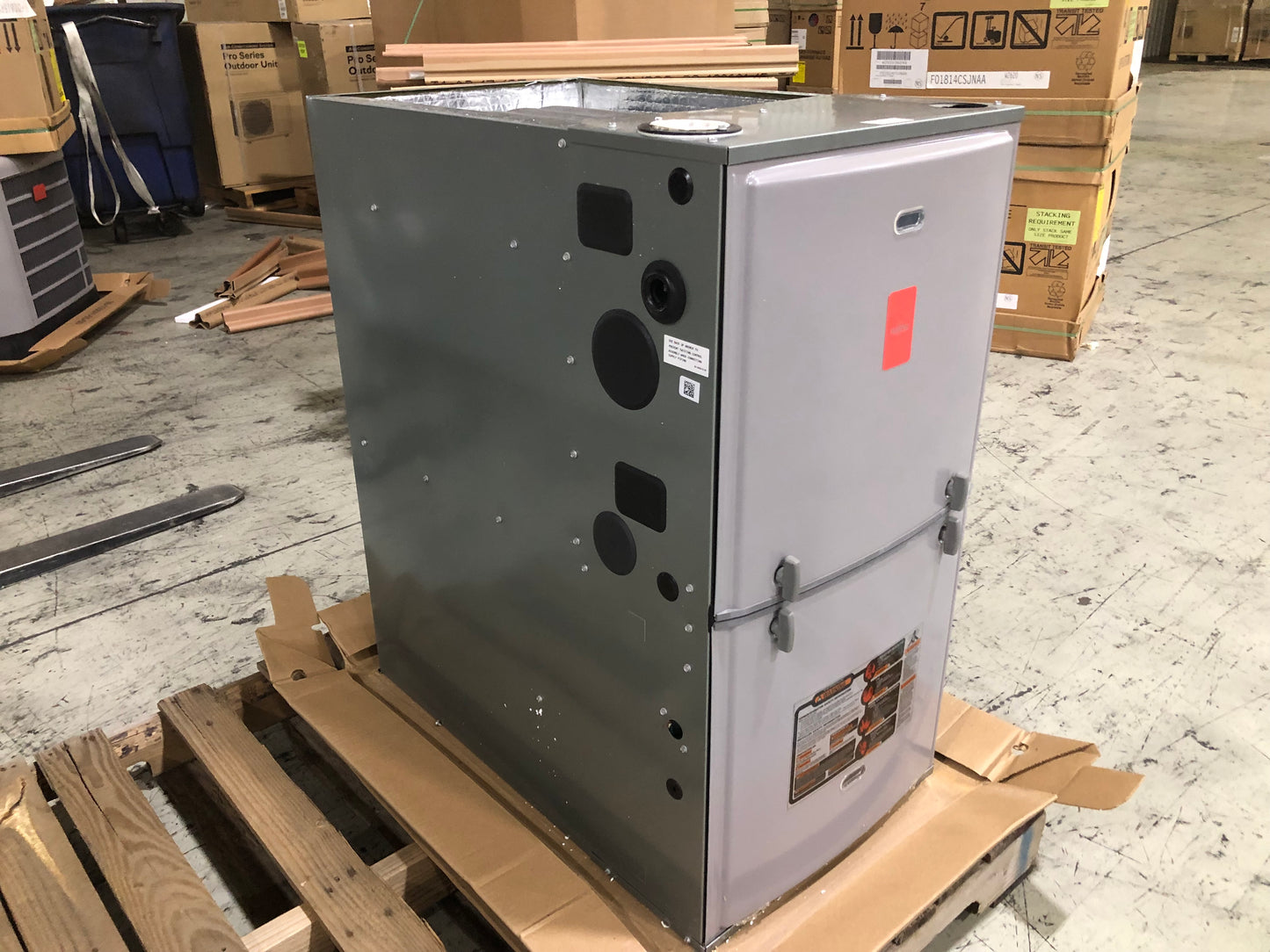 56000 BTU TWO-STAGE MODULATING COMMUNICATING COMPATIBLE DOWNFLOW/HORIZONTAL ECM VARIABLE SPEED GAS FURNACE 97% AFUE 115/60/1 CFM: 1050