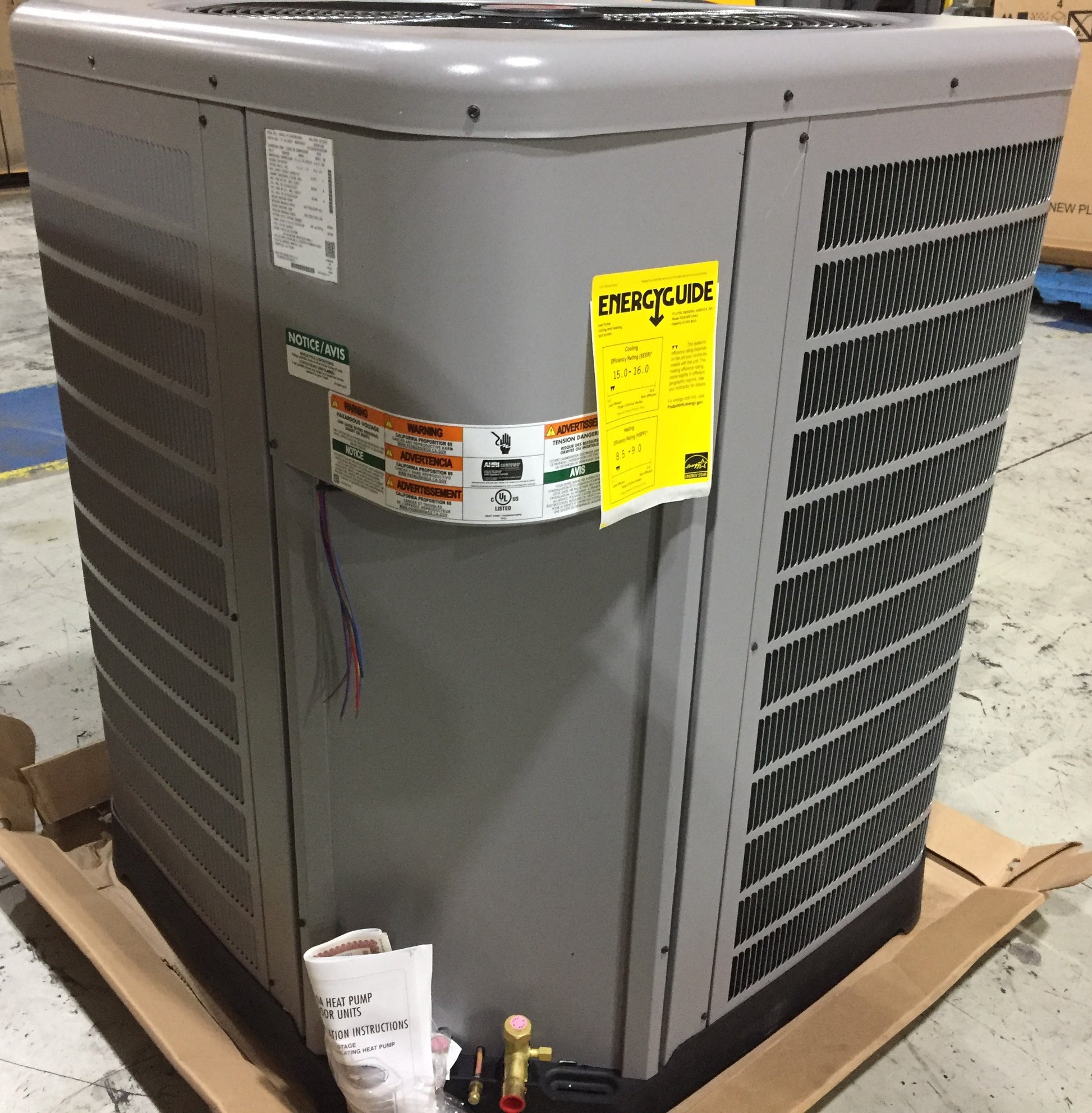 4 TON SPLIT-SYSTEM HEAT PUMP 208-230/60/1 R410A 16 SEER