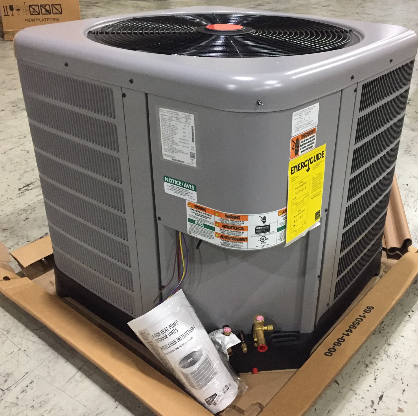 2-1/2 TON SPLIT-SYSTEM HEAT PUMP 208-230/60/1 R410A 15 SEER