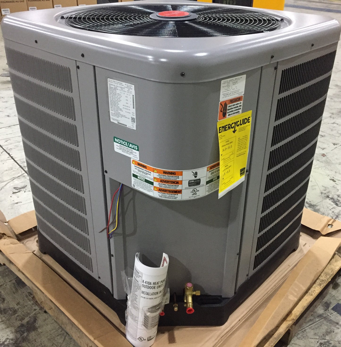 3 TON SPLIT-SYSTEM HEAT PUMP 208-230/60/1 R410A 15 SEER