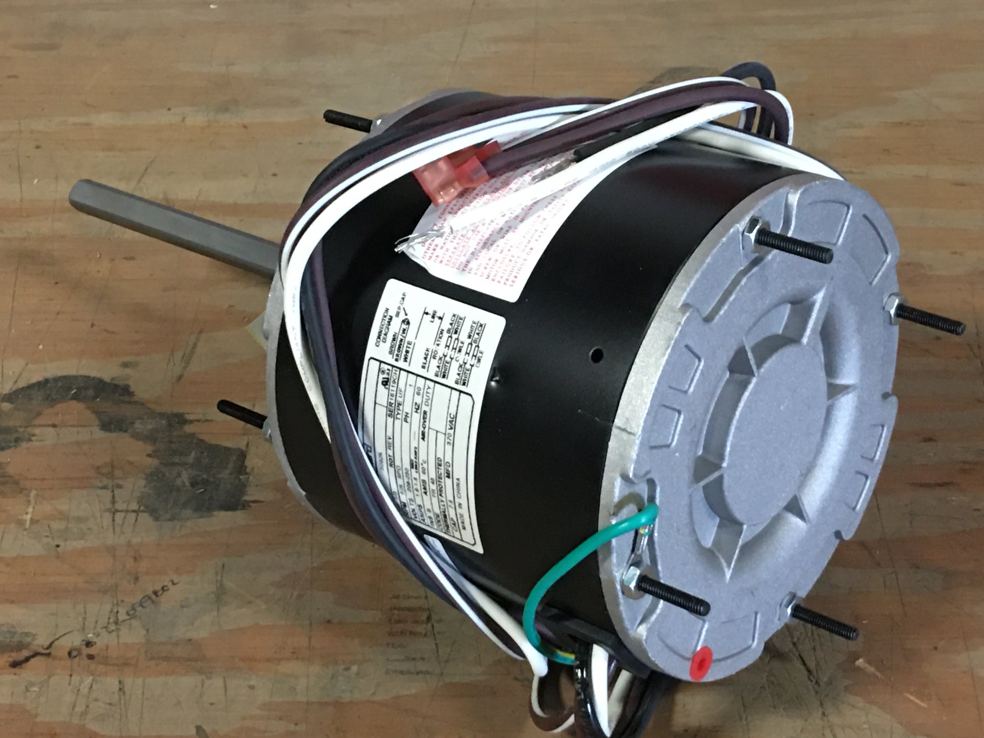 1/3HP CONDENSER FAN MOTOR, 208-230/60/1 RPM:825/1-SPEED