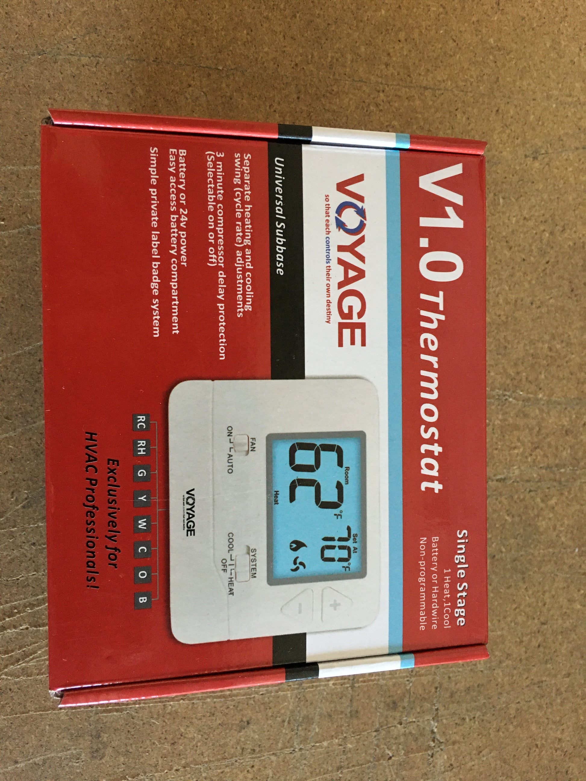 ELECTRONIC NON-PROGRAMMAGBE THERMOSTAT 24 VOLT