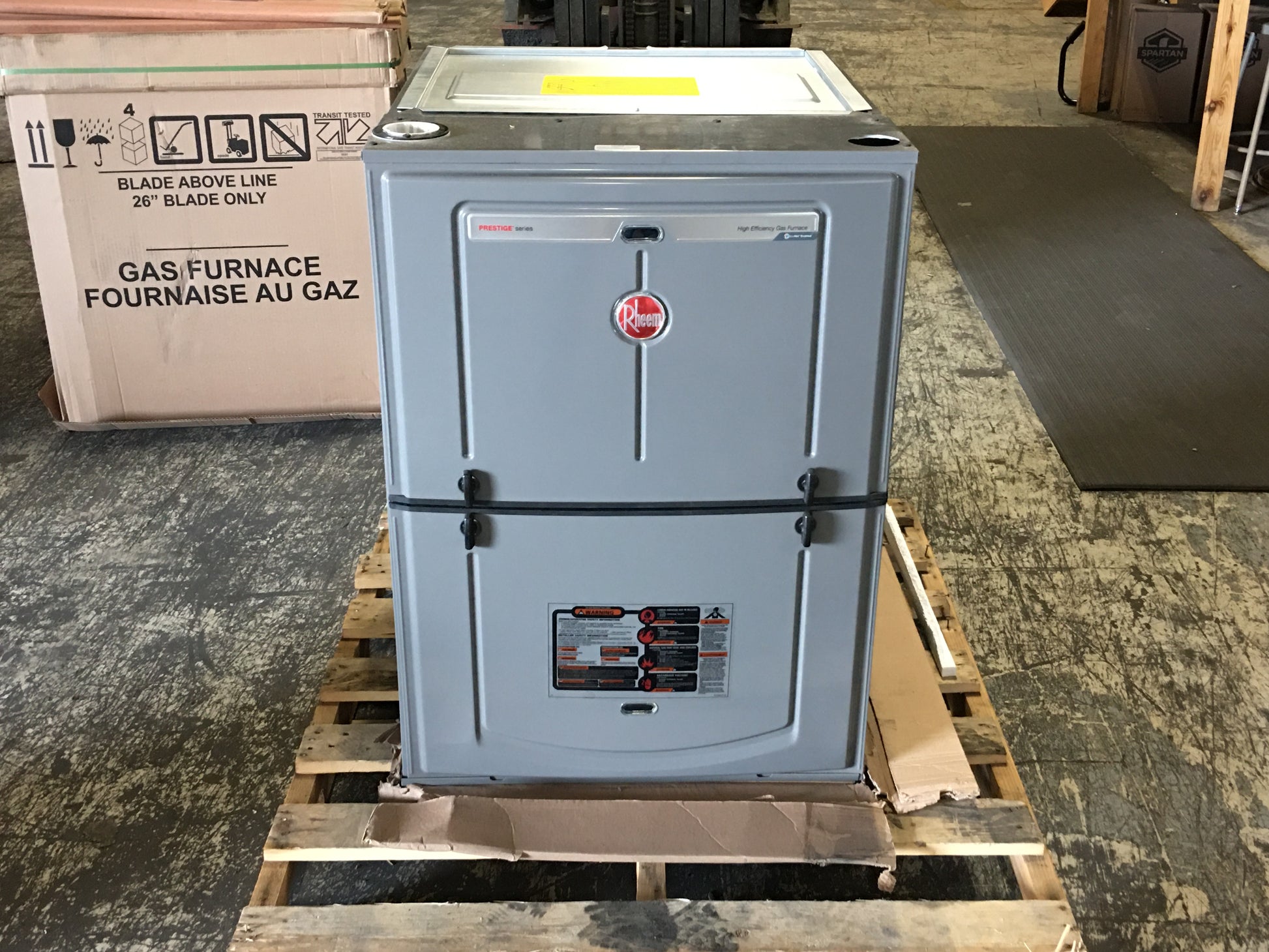 112000 BTU TWO-STAGE UPFLOW ECM VARIABLE SPEED COMMUNICATING GAS FURNACE 98.6% AFUE 115/60/1 CFM: 1629