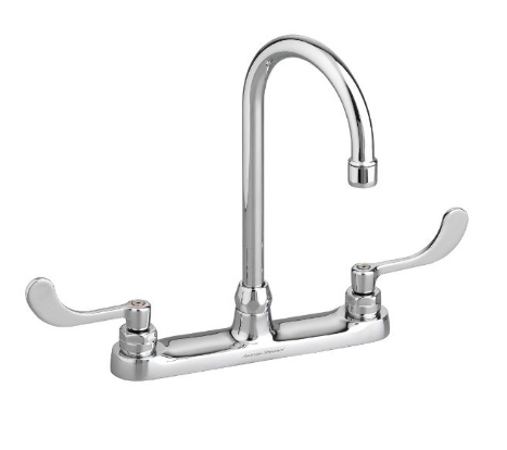 Two Handle Kitchen Faucet in Polished Chrome 1.0GPM