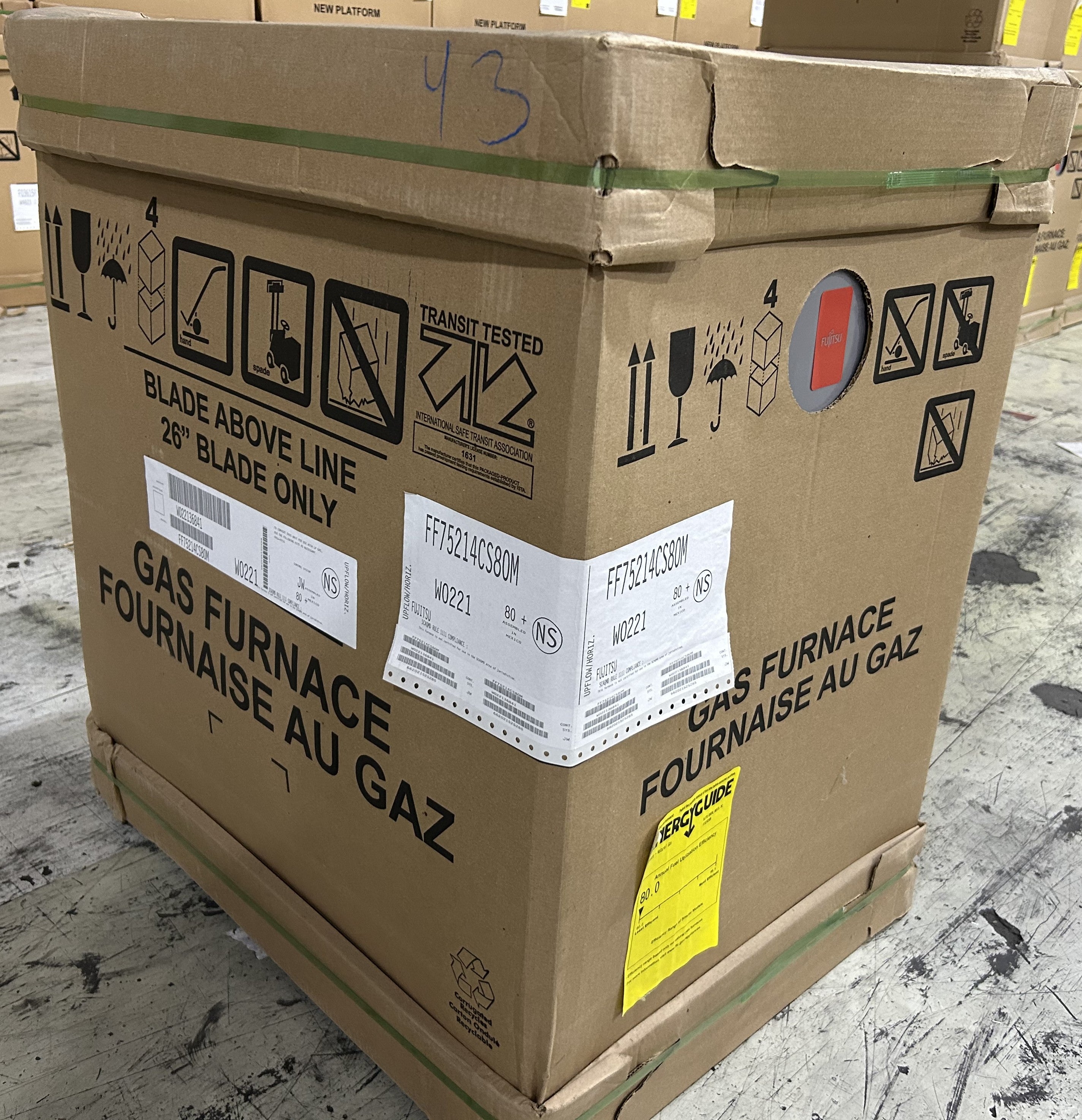 75,000 BTU Single-Stage Upflow/Horizontal ECM Multi Speed Gas