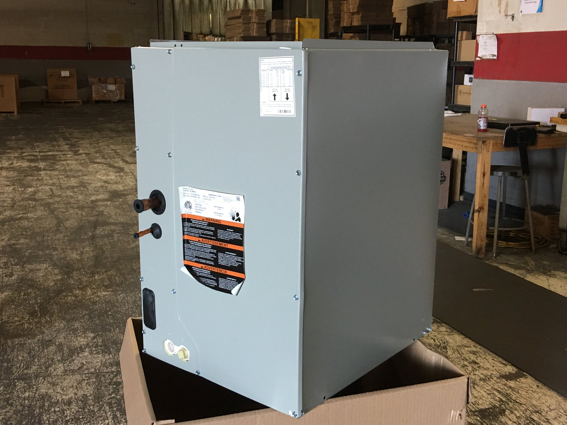 4 TON AC/HP UPFLOW CASED ''A'' COIL, R-410A CFM 1600