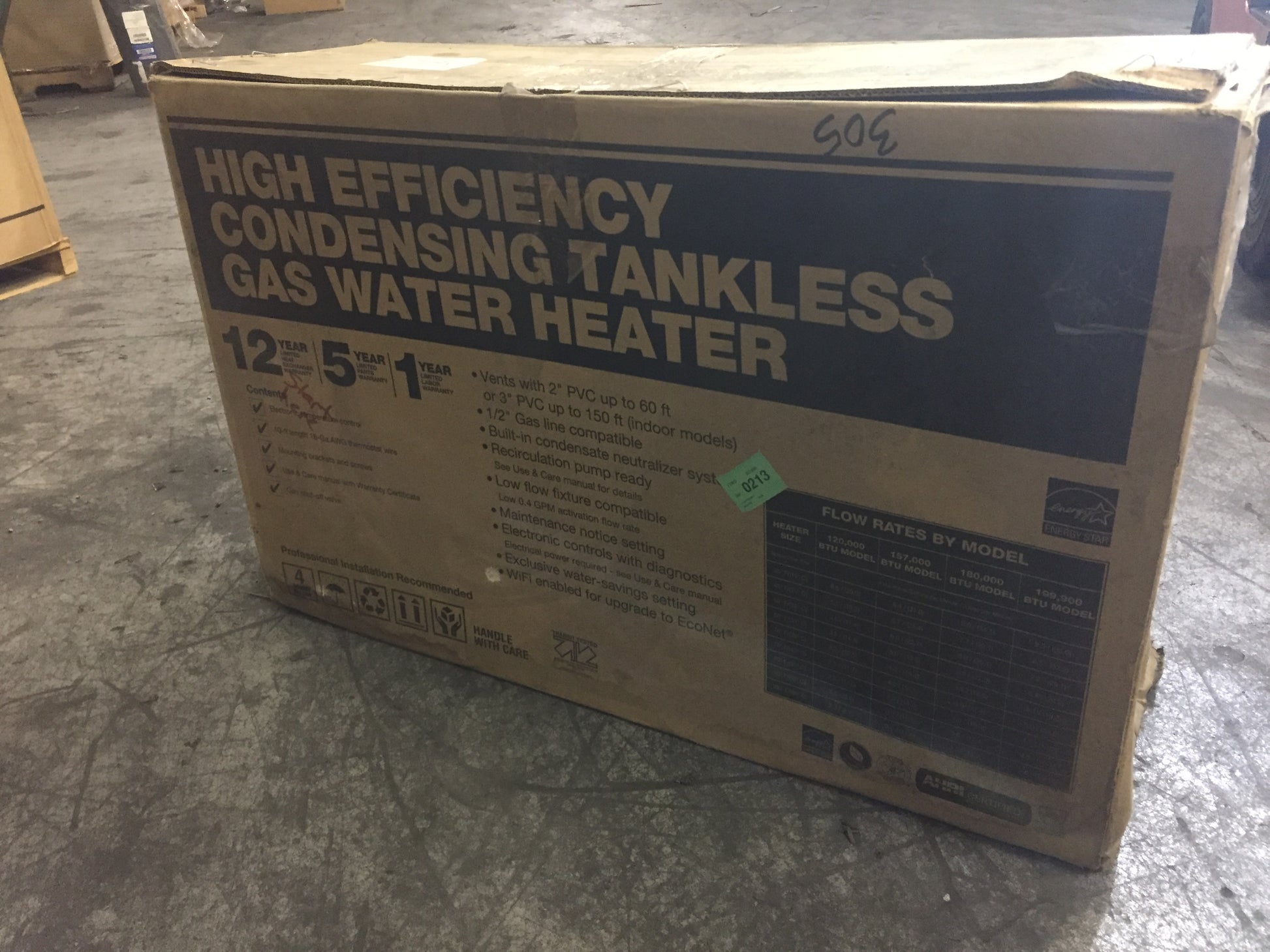 LP ULTRA HIGH EFFICIENCY CONDENSING TANKLESS WATER HEATER