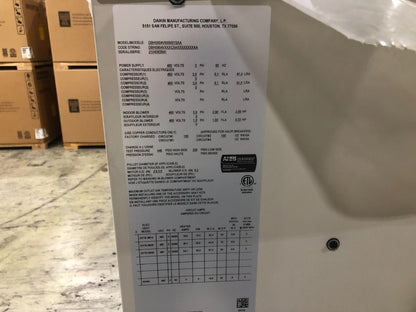 7.5 TON SINGLE STAGE HEAT PUMP ROOFTOP UNIT; 460/60/3, R-410A