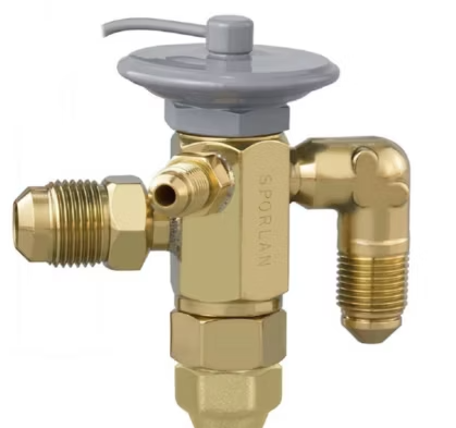 100378 THERMOSTATIC EXPANSION VALVE, 3/8" INLET, 1/2" OUTLET, R-134A REFRIGERANT