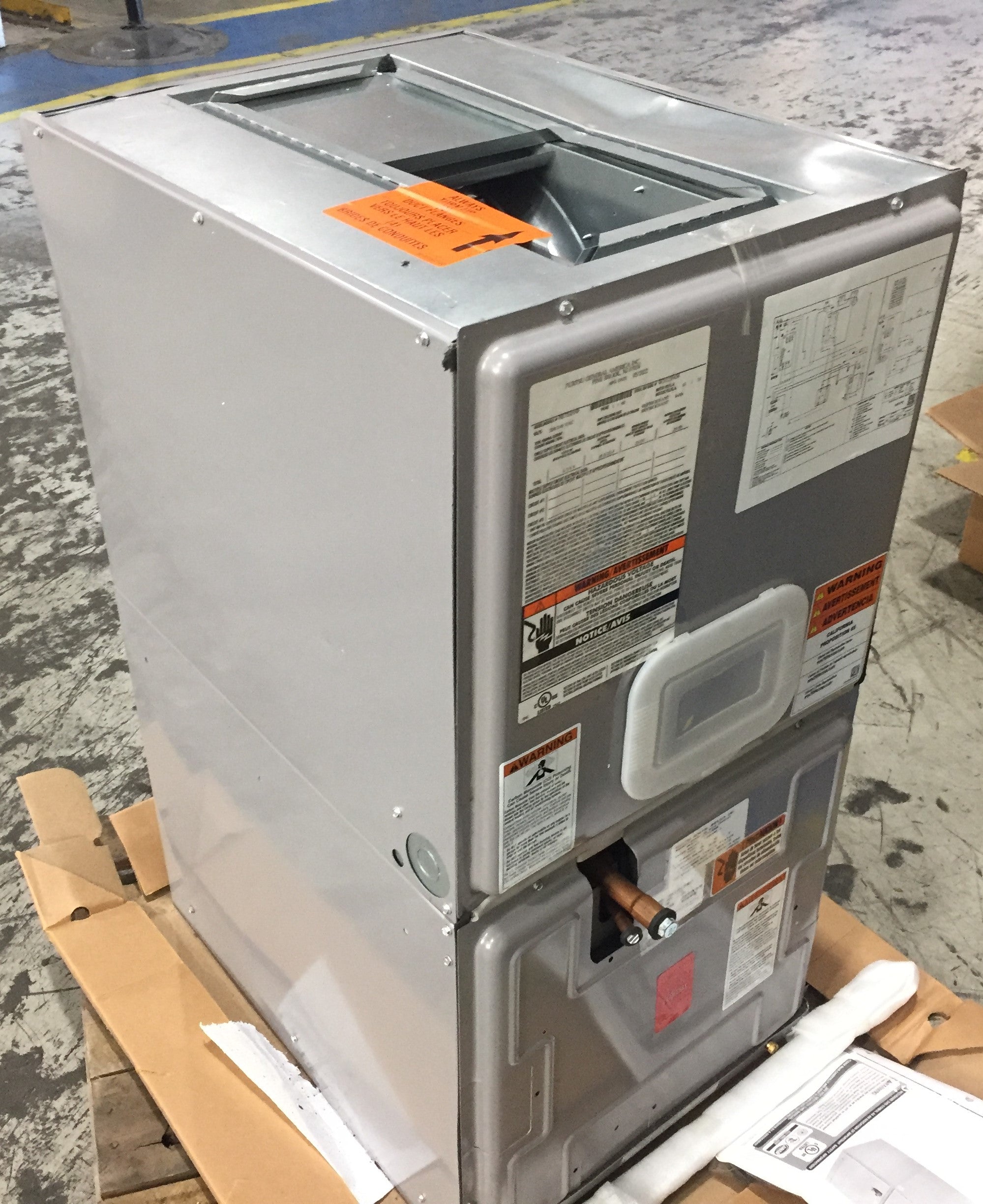 2 TON AC/HP ECM AIR HANDLER WITH 5 KW HEAT, 208/230/60/1 R410A CFM 80