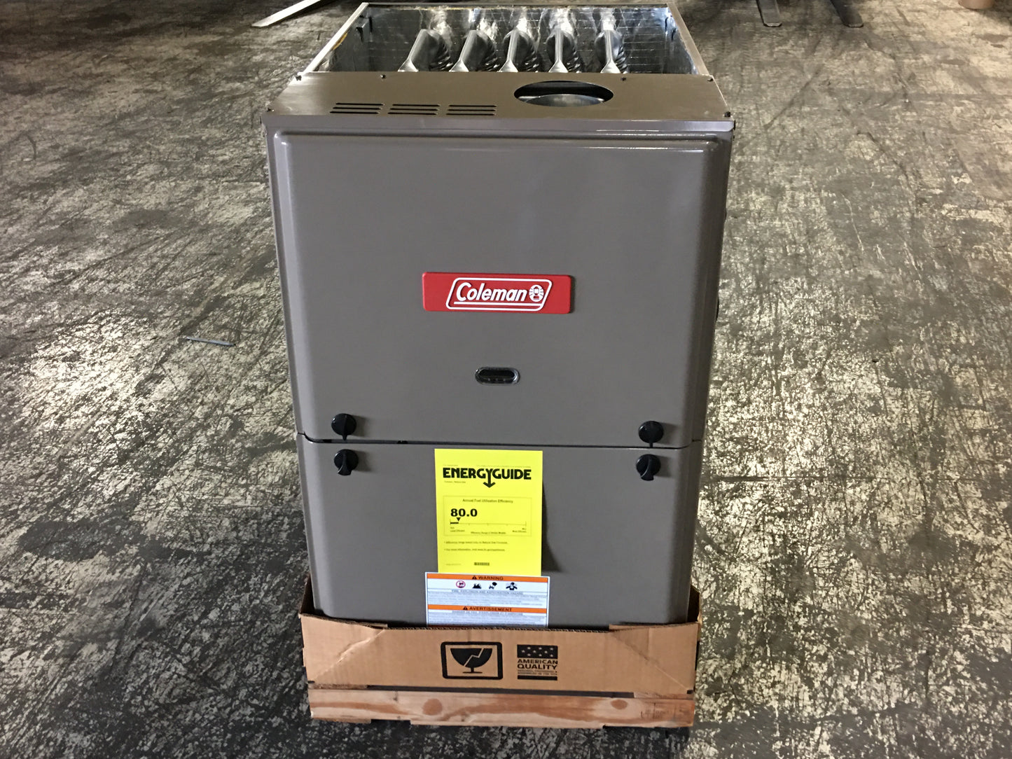 100,000 BTU SINGLE-STAGE MULTIPOSITION ECM VARIABLE SPEED GAS FURNACE 80% AFUE 115/60/1 CFM: 1600