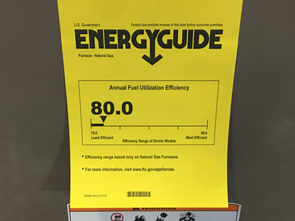 80,000 BTU VARIABLE SPEED ECM MULTI-POSITION MODULATING NATURAL GAS FURNACE 80% 115/60/1 CFM 1600