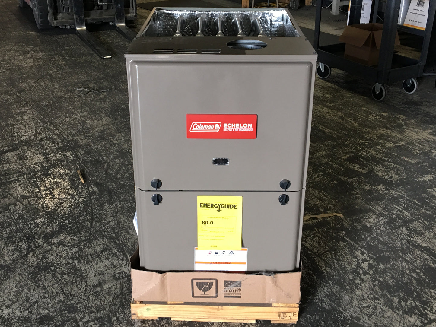 100,000 BTU SINGLE-STAGE COMMUNICATING COMPATIBLE MULTIPOSITION ECM VARIABLE SPEED GAS FURNACE 80% AFUE 115/60/1 CFM: 1600