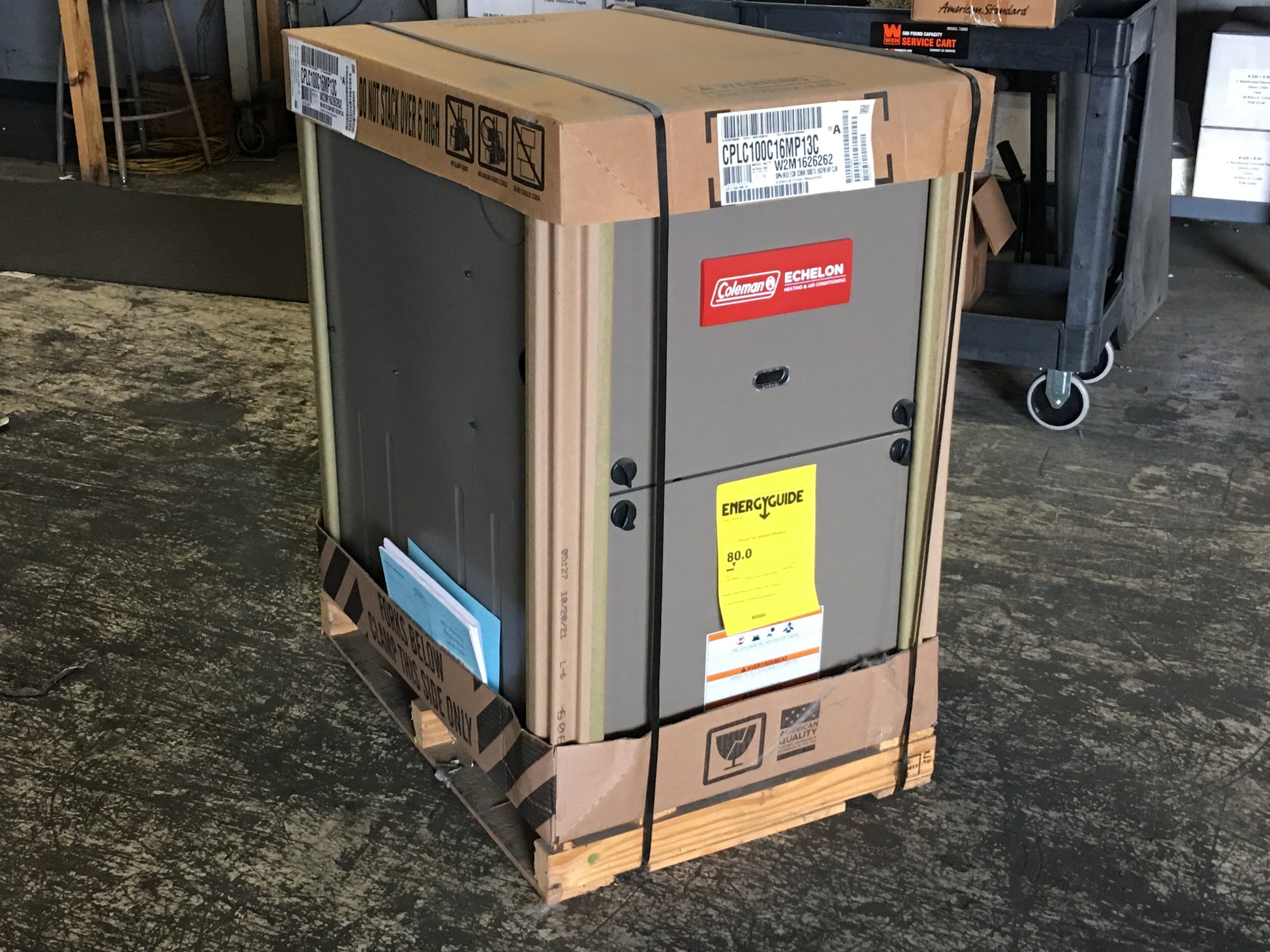 100,000 BTU SINGLE-STAGE COMMUNICATING COMPATIBLE MULTIPOSITION ECM VARIABLE SPEED GAS FURNACE 80% AFUE 115/60/1 CFM: 1600