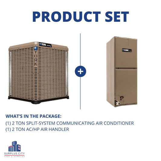 2 TON 20 SEER COMMUNICATING AIR CONDIONER AND 2 TON COMMUNICATING AIR HANDLER, 208-230/60/1