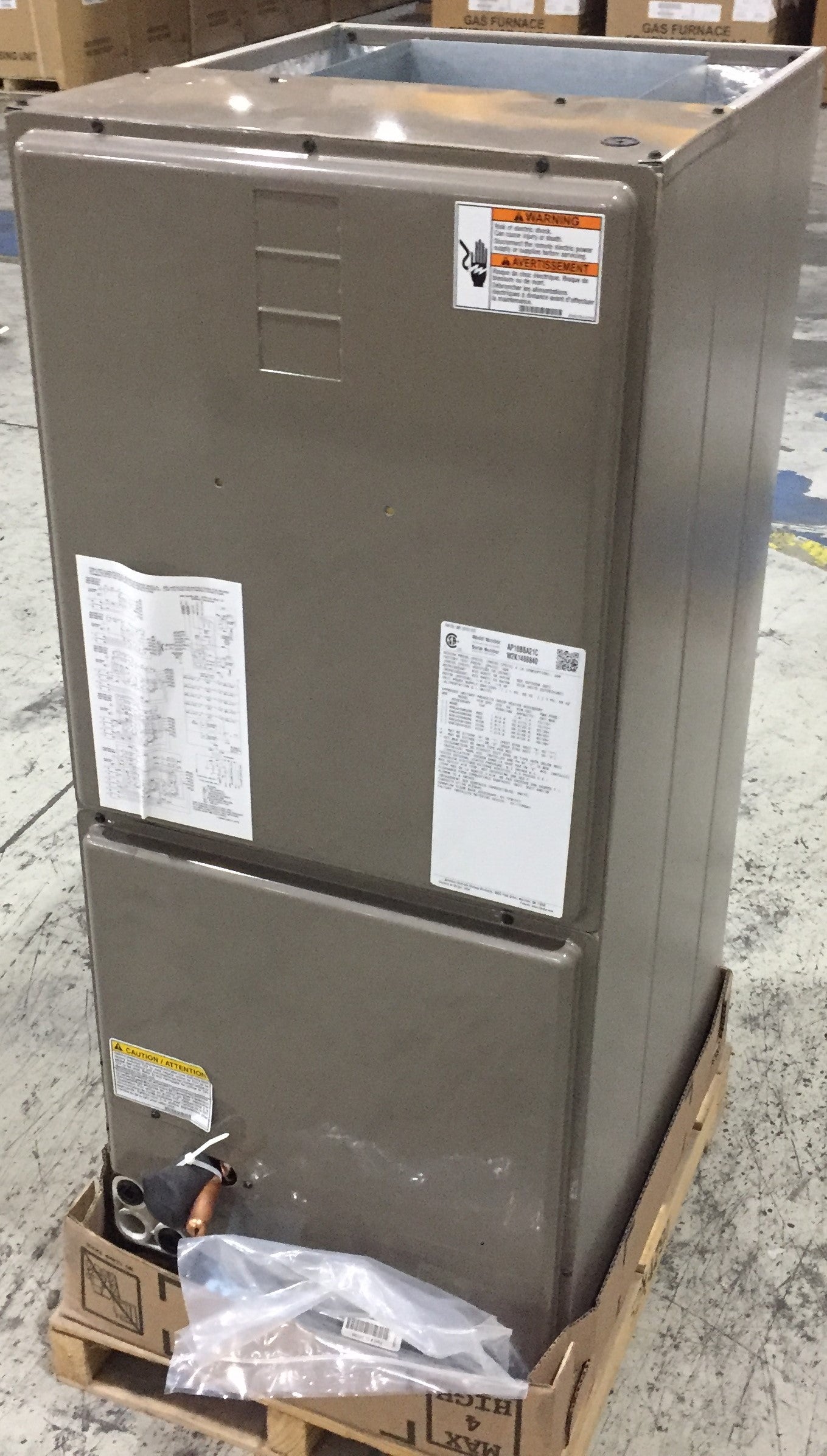 1.5 TON AC/HP PSC AIR HANDLER 208-230/60/1 R22/R-410A CFM 600 