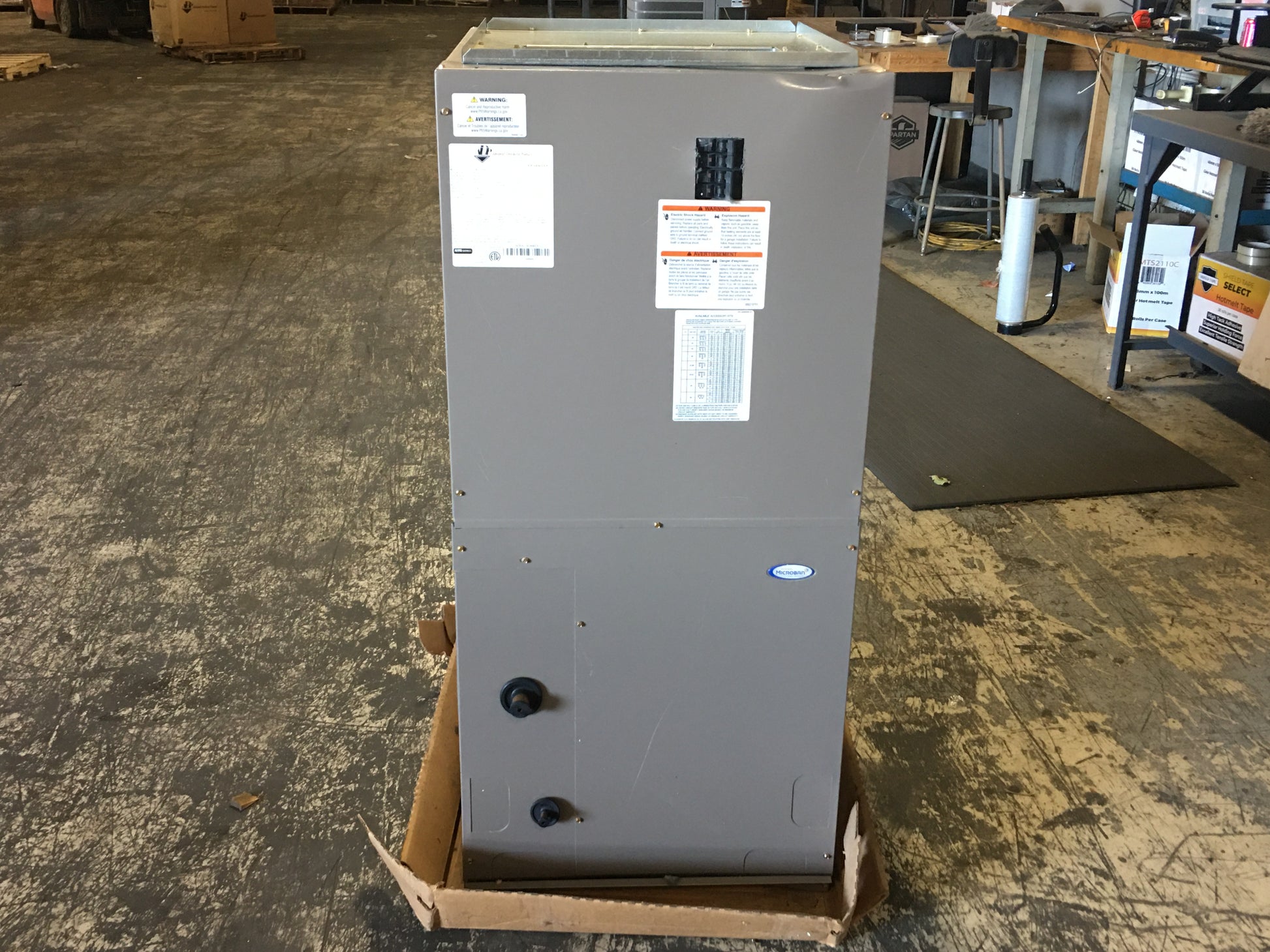 4 TON AC/HP PSC AIR HANDLER 208-240/60/1 R-410A CFM 1600