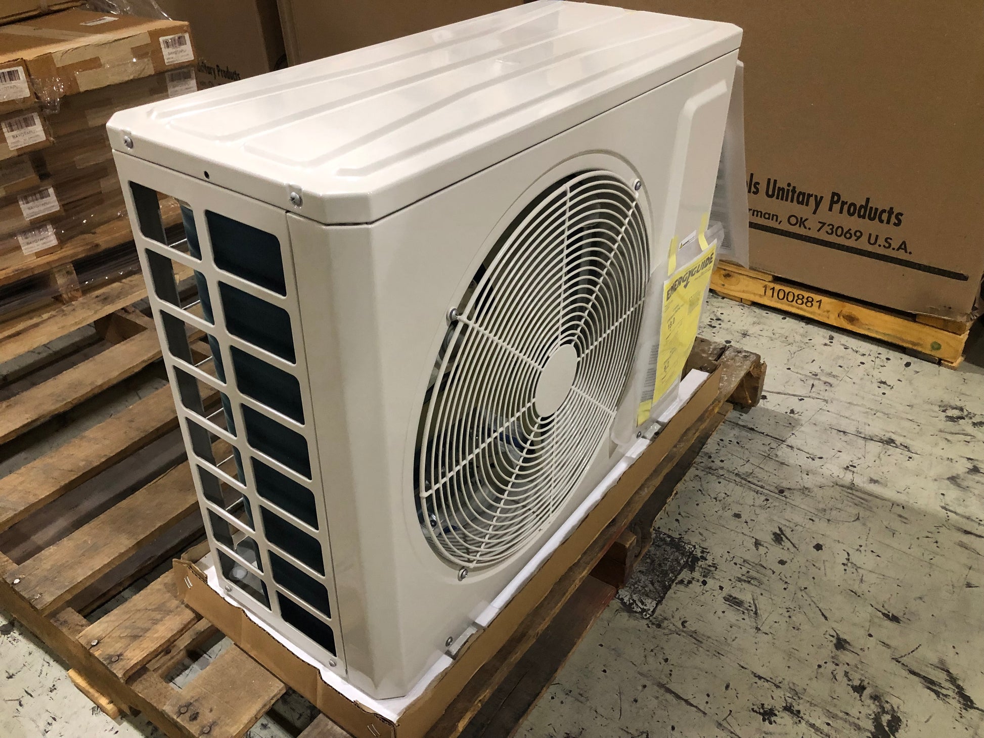 11500 BTU SINGLE-ZONE OUTDOOR HEAT PUMP MINI SPLIT INVERTER UNIT, 17 SEER 208-230/60/1 R-410A