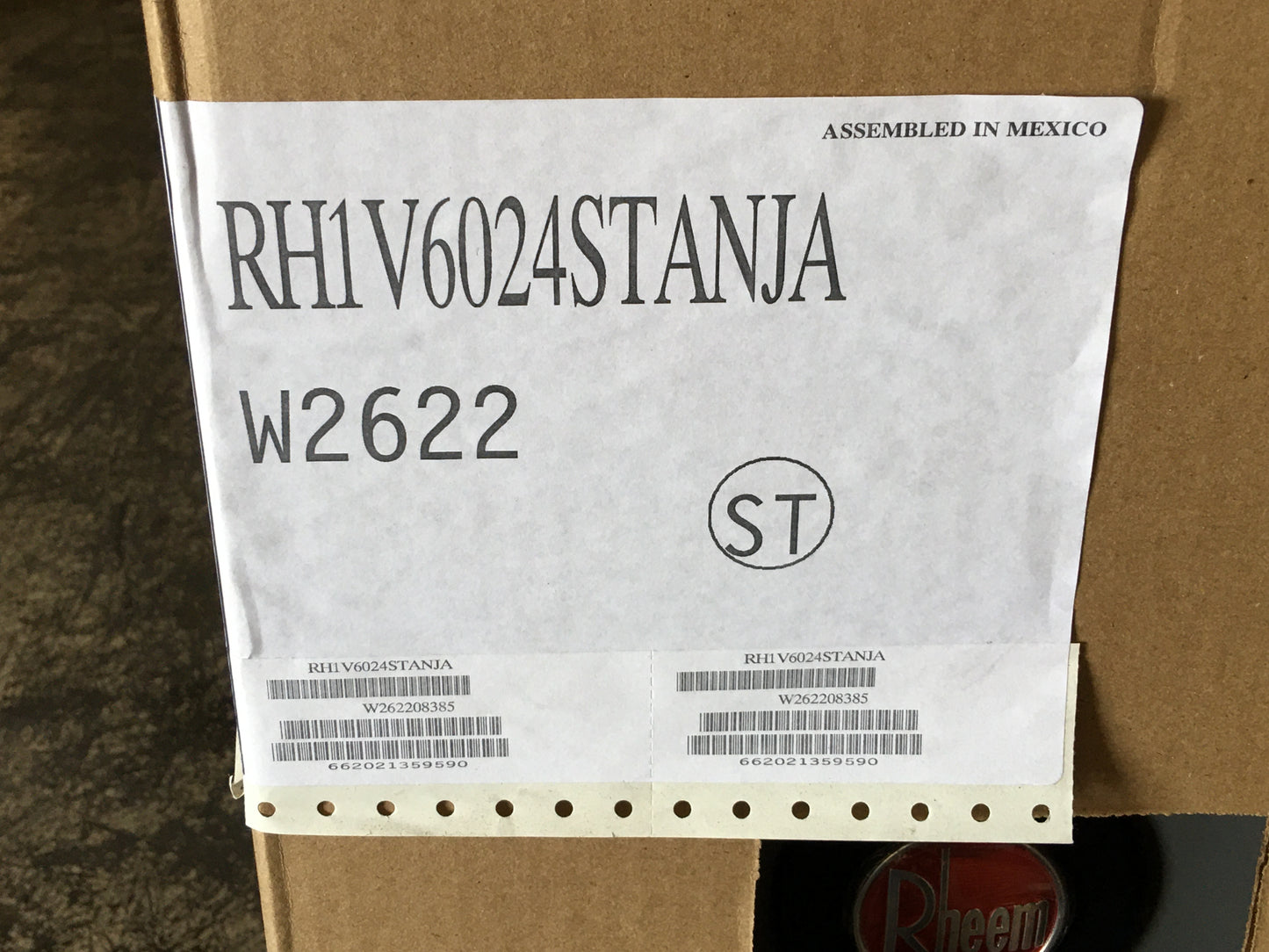 5 TON AC/HP MULTI-POSITION AIR HANDLER UNIT/W ECM MOTOR, 208-240/60/1 R-410A CFM:1800