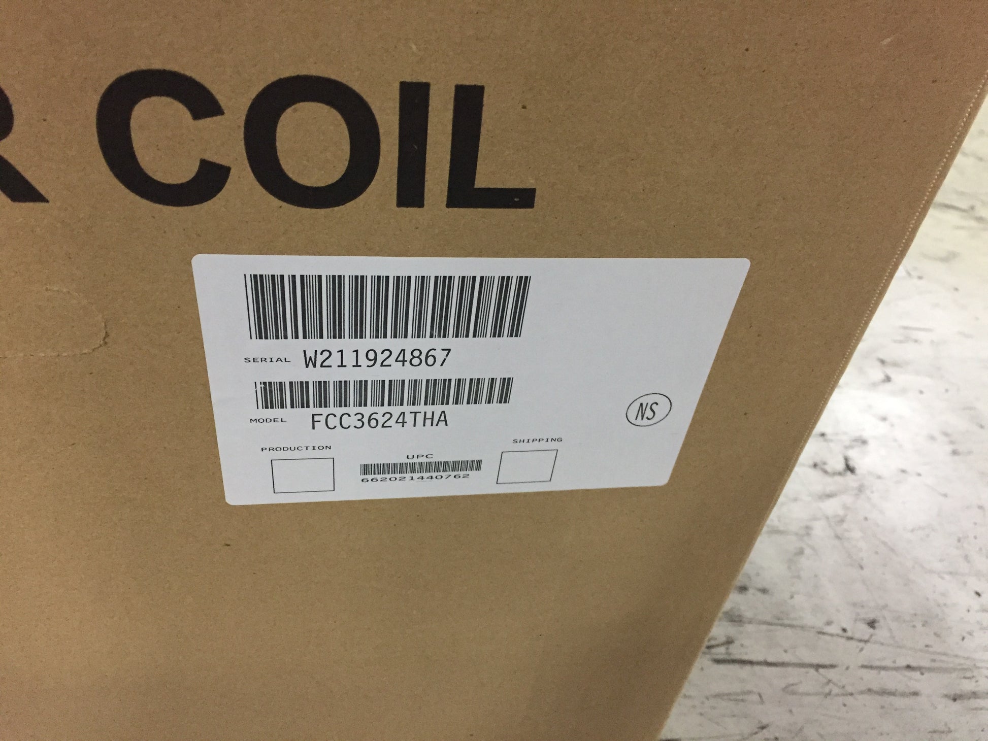 3 Ton AC/HP Multiposition Cased ''N'' Coil, R410A CFM 1400