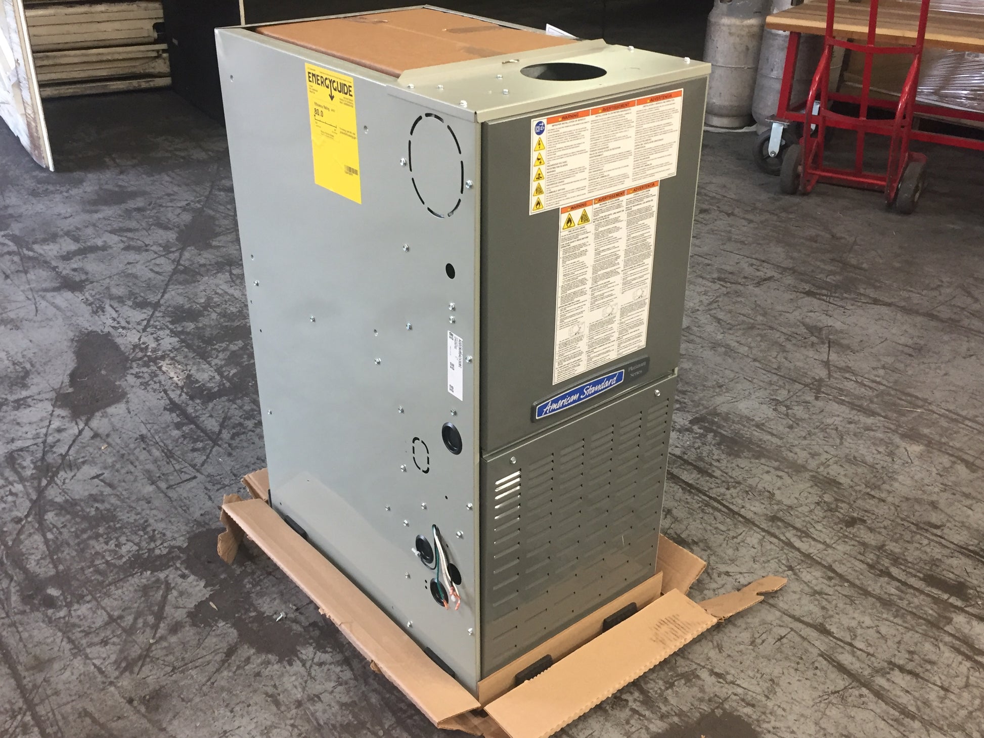 60000 BTU Two-Stage Downflow/Horizontal ECM Communicating Gas Furnace 80% 115/60/1 CFM: 1200