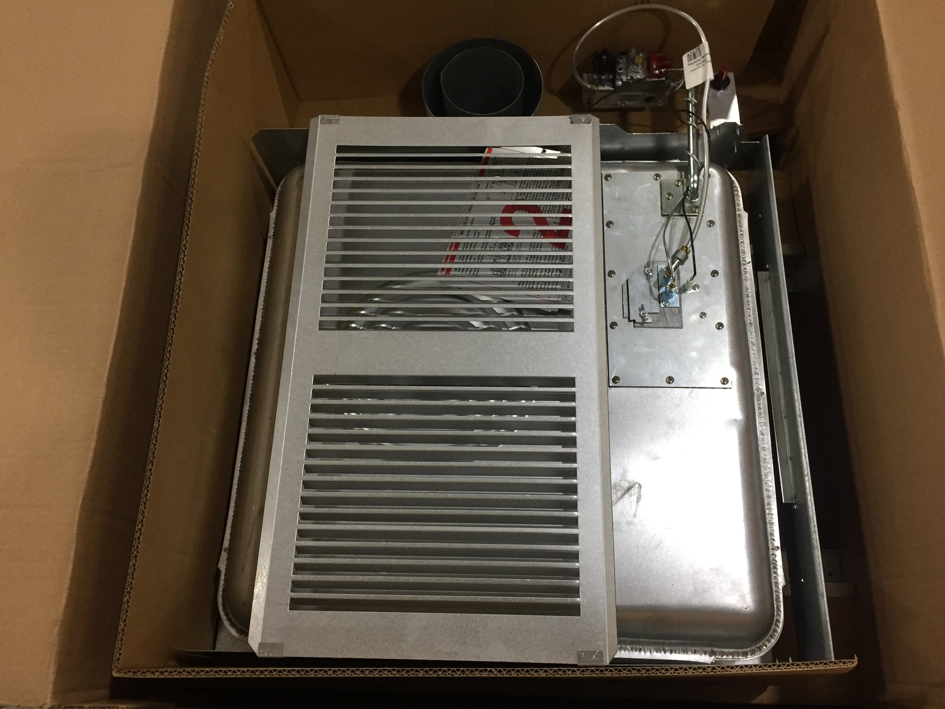 25,000 BTU Gravity Direct Vent Natural Gas Wall Furnace, 115/60/1