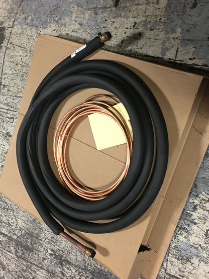 3/8" X 7/8" X 1/2" X 30' FT QUICK CONNECT PRE-CHARGED R-410A LINE SET