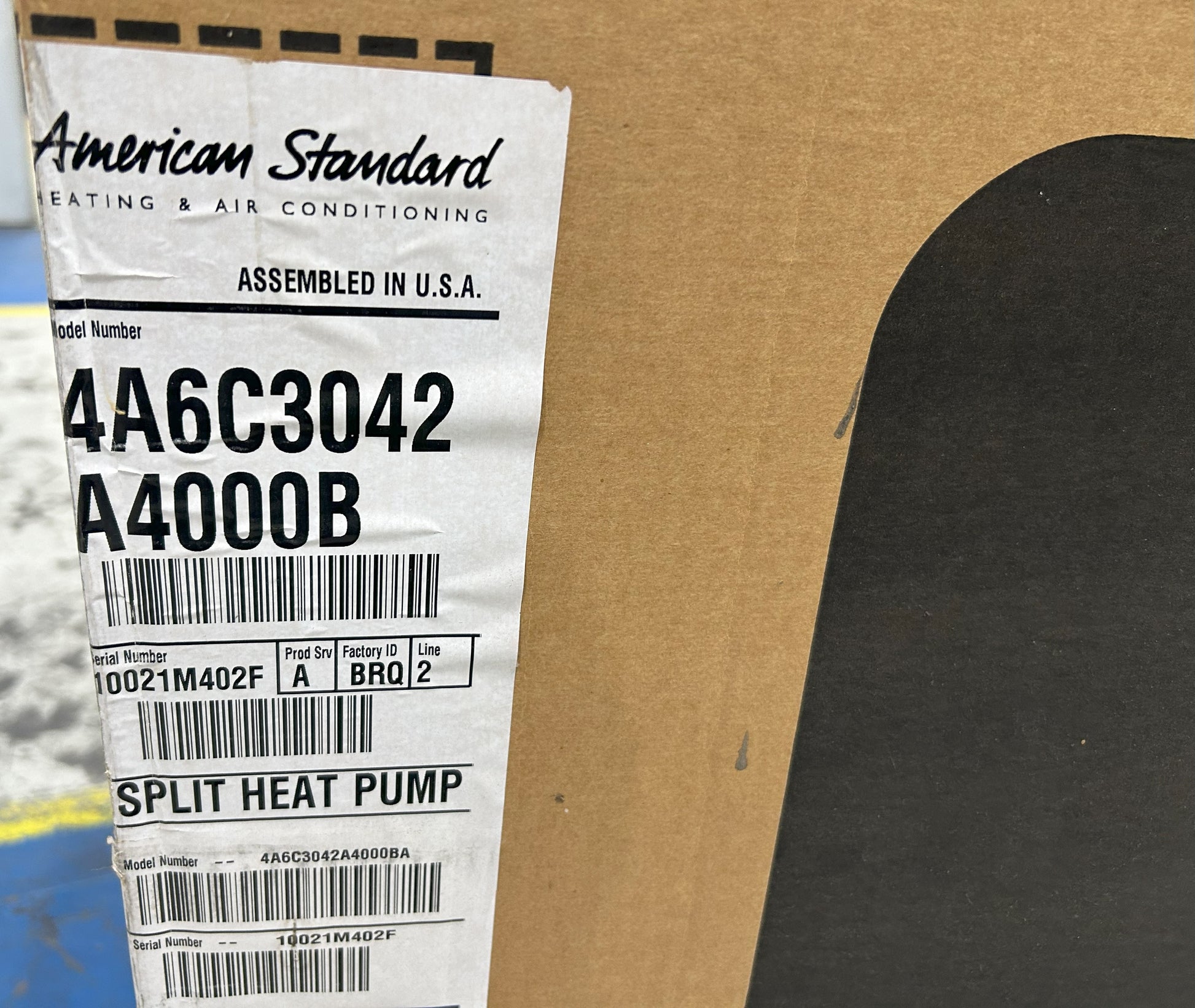 3-1/2 TON SPLIT HEAT PUMP UNIT, 14 SEER, 460/60/3 R-410A