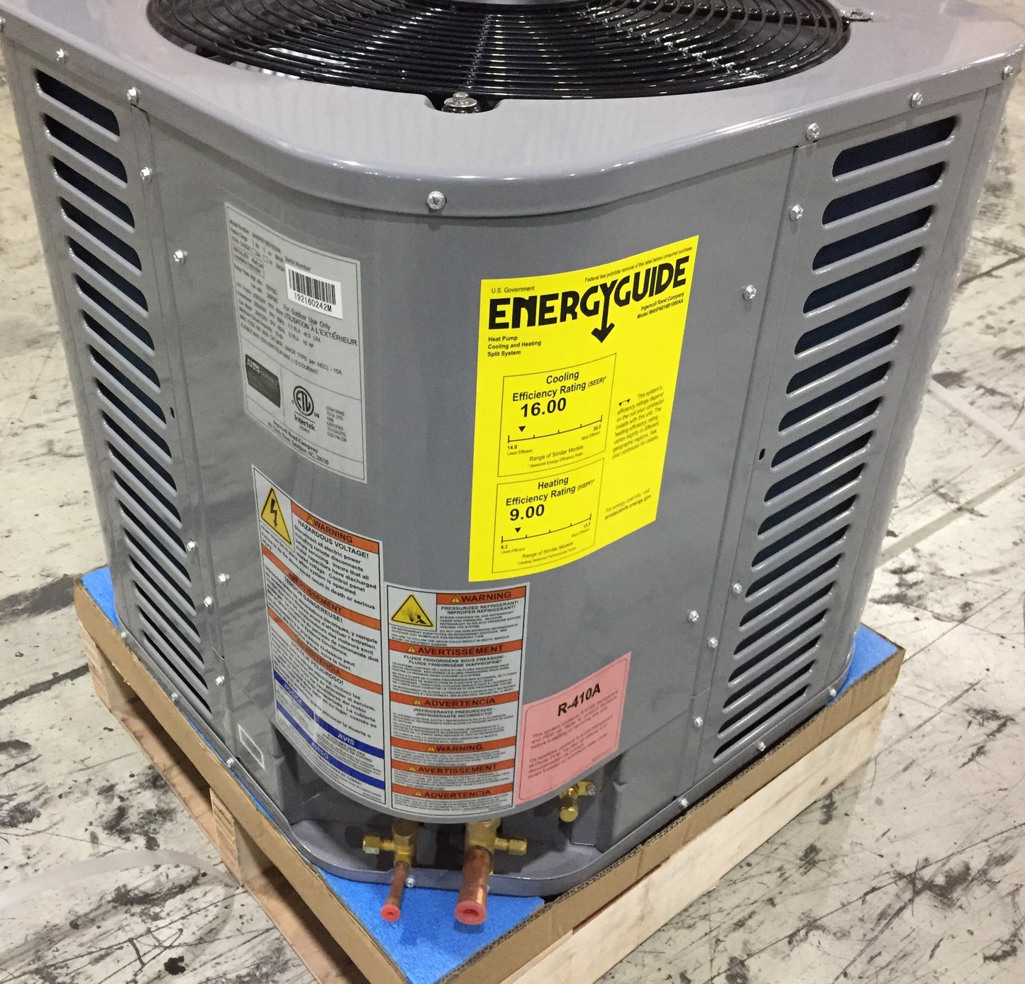 1.5 Ton Split-System Heat Pump 208-230/60/1 R410A 16 SEER